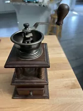 Vintage Coffee Grinder w/ View for Coffee Beans Grain Grinder UNIQUE