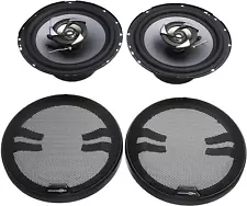 ICE 6.5" Coaxial 220 Watt Power Speakers 88dB Sensitivity 20-85KHz Sub Zero