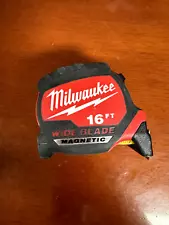 Milwaukee 16' Wide Blade Magnetic Tape Measure - Used