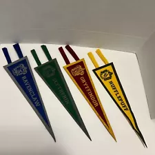 4 Harry Potter House Pennants Banner Fabric Felt 14" x 4"