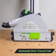 Festool TS75 Track Saw Arbor Hole Cover for Dust Collection