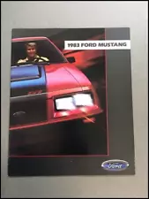 1983 Ford Mustang 24-page Vintage Car Sales Brochure Catalog - Convertible GT