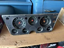 1967-1972 Chevy C10 C20 C30 Blazer Suburban GMC Truck Gauge Cluster With Tach