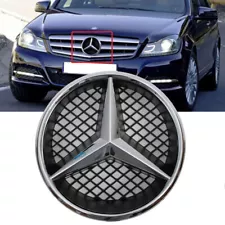 Front Bumper Grill Star Emblem Fit For Mercedes Benz C300 ML350 CLA250 2011-2018