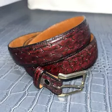 LUCCHESE EXOTIC OSTRICH BELT | BOURBON BROWNð¥ | MEN’S SIZE 42