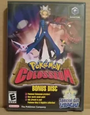 CIB - Pokemon Colosseum Bonus Disc (Nintendo GameCube, 2004) Limited Edition