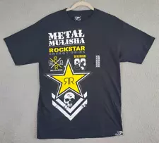 Metal Mulisha Rockstar Energy Drink *NWT* Y2K Graphic T-Shirt Adult Size Medium