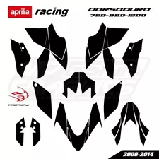 Graphics template APRILIA 750-1200 DORSODURO 2008-2014 vector AI. ( escala 1:1)