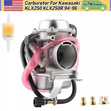 Carburetor Carb For Kawasaki KLX250 KLX 250R KLX250S Bike ATV w/Fuel Filter