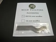 NEW READ SMOCKING PLEATER NEEDLES PKG OF 12 FOR A 32/24 ROW PLEATER