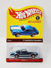 HOT WHEELS NEO CLASSICS '71 MAVERICK GRABBER #1776 NEW NICE WT311