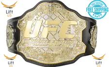 UFC ULTIMATE FIGHTING CHAMPIONSHIP TITLE REPLICA BELT 2MM Brass Dual Plate Adult