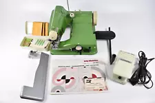 Juki Baby Blind Stitch CM-606 Sewing Machine w/ Foot Peddle Works See Video