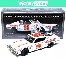 LeeRoy Yarbrough 1969 Mercury Cyclone AUTOGRAPHED U of Racing 1/24 Die Cast NEW