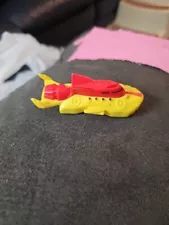 Plastic Red/ Yellow Amphibious Vehicles Age & Maker Un Known- 1 Piece- 3inch