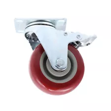 2pcs Swivel Wheel Metal Caster Wheel Wear- Resistant Caster Wheel