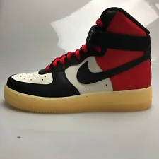 NIKE AIR FORCE 1 HIGH BY YOU ID BLACK TOE JORDAN INSPO GUM SZ 9 -3