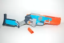 NERF Zombie Strike Sledgefire Blaster Dart Gun Shotgun w/ Nerf Orange Shell