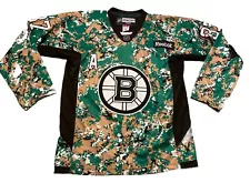 Boston Bruins Reebok Military Appreciation Camo Jersey Bergeron 37 Mens 50 LG