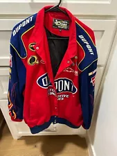 Vintage Chase Authentics Drivers Line Jeff Gordon DuPont Racing Jacket Size XL