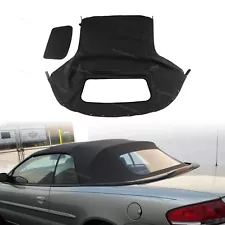 Top & Plastic Window Sailcloth Convertible Fit For 1996-2006 Chrysler Sebring