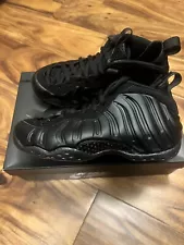 Men 7 Women 8.5 NEW Nike Air Foamposite One Anthracite Triple Black FD5855-001