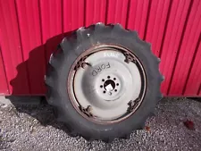 Firestone 12.4 x 28" rear tractor tire 97% tread Ford tractor adjustable rim