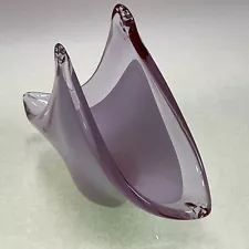 New ListingLavorazione Bomboniere e Diamanti Murano Handblown Art Glass Dish Sculpture