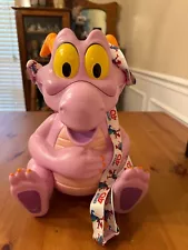 Genuine Walt Disney 40th Anniversary Collectible Figment Popcorn Bucket W/ Strap