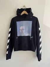 Off-White Faded Bernini Pullover Hoodie Size XS