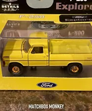 Lifted 1972 Ford Explorer F-250 4x4 Pickup Truck Gold CHASE M2 Machines RARE