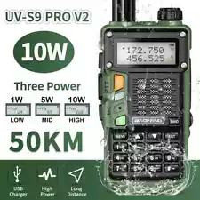 Walkie Talkie Powerful UHF VHF Waterproof Radio Portable Ham Two Way Radio