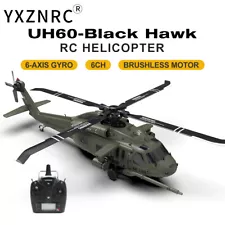 YXZNRC UH60 Black Hawk 6CH Gyro 2.4G 6-axis 3D Flybarless 1/47 RC Helicopter