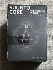 SUUNTO Core All Black SS014279010 Military Men's Outdoor Sports Watch NEW IN BOX