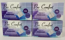 Pro Comfort Pen Needles 32G 5mm * 100/box * Disposable * Lot of 4 * Brand New