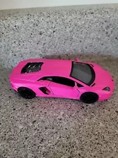 Kinsmart Lamborghini Aventador LP700 Diecast KT5355 Car 1:38 Pink 5" Long