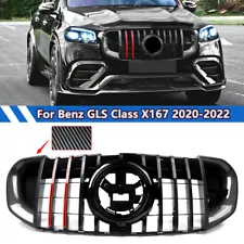 Fit For Mercedes Benz X167 GLS450 2020-2023 GT Front Racing Brabus Grille Grill