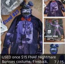 NIGHTMARE BONNIE FIVE NIGHTS AT FREDDYS COSTUME