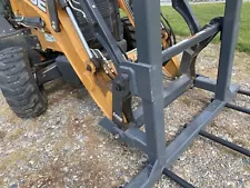 bale fork, quick connect, for case backhoe