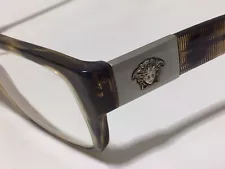 VERSACE Men’s SILVER MEDUSA Eye Glasses FRAME ( 53-16 135 )