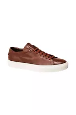 Good Man Brand Edge Lo Top Sneaker Medium Brown Leather Italy Men's Size 11