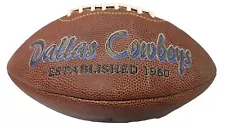 Dallas Cowboys NFL Championship Commemorative Leather Football Ltd Ed. 2001 Vtg