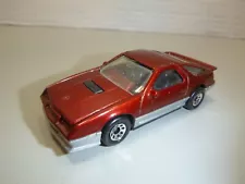 Vintage Matchbox 1984 DODGE DAYTONA TURBO Z (MAROON) - NM