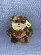 Star Wars Ewok New Disney Stuffed Plush Doll Toy Figure Movie Furry Vtg Brown