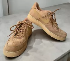 Nike AF1 Air Force 1 '07 WB Flax/Wheat Gum Light Brown CJ9179-200 WORN 1X