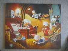 CARL BARKS WALT DISNEY Uncle Scrooge MONEY BIN oil painting recreation FRITZ