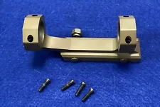 LEUPOLD Mark 1inch 1-Piece Matte Black Scope Mount Picatinny Rail Fit. Light Use