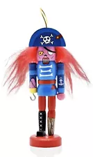 Mini Nutcracker Decoration Pirate Zombie by Fearless Monster Crackers, Christmas