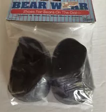 BEAR WEAR Teddy Bear Shoes BLACK 1pair NEW Fit Standard 12" Bear