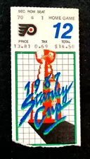 Tic Stub Home Game 12 Stanley Cup Playoff Flyers Oilers Game 4 Gretzky 3 Assist